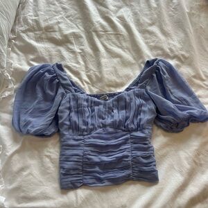 Abercrombie Elegant Puff Sleeve Top